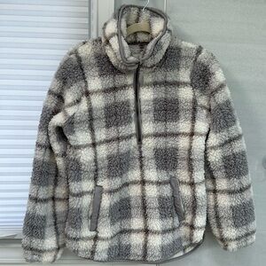 Abercrombie 1/4 zip Sherpa
